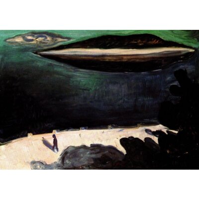 Edward Munch. Sommernacht am Oslofjord, 1900