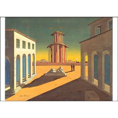 Giorgio de Chirico. Pizza d´Italia Metafisica, 1921