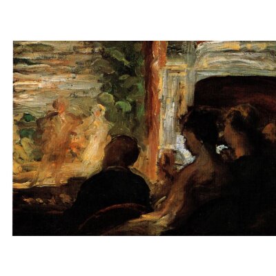 Honoré Daumier. Theaterloge, 1865