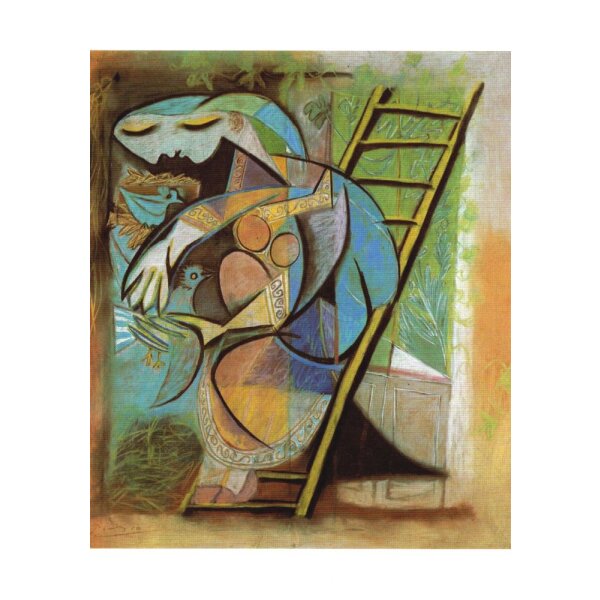 Pablo Picasso. Frau mit Tauben, 1930