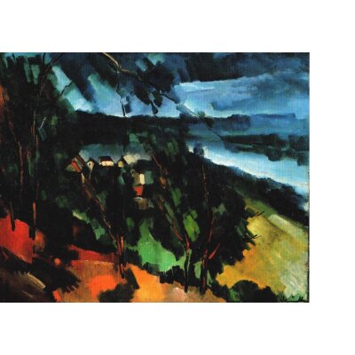 Maurice de Vlaminck. Am Ufer eines Flusses, 1909
