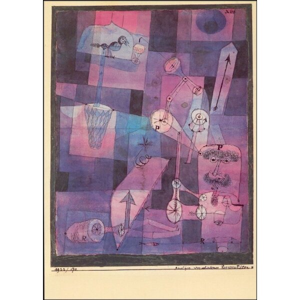 Paul Klee. Analyse verschiedener Perversitäten, 1922