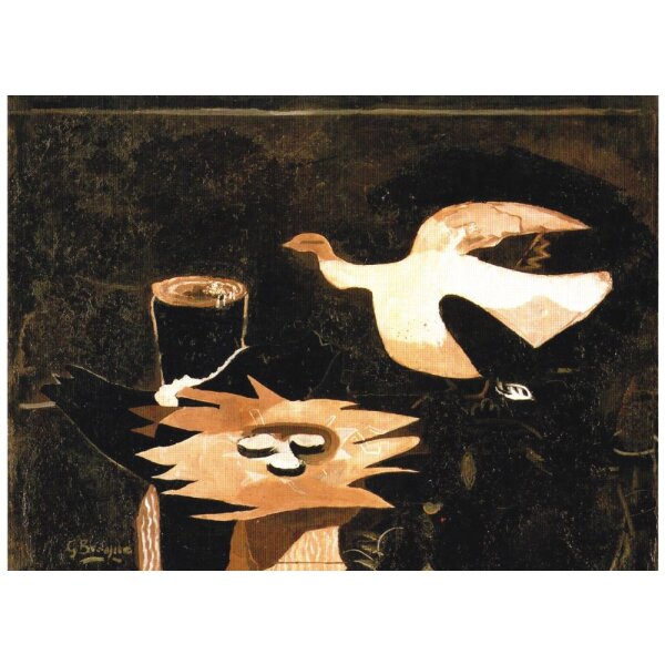 Braque, Georges. Der Vogel und sein Nest, 1955