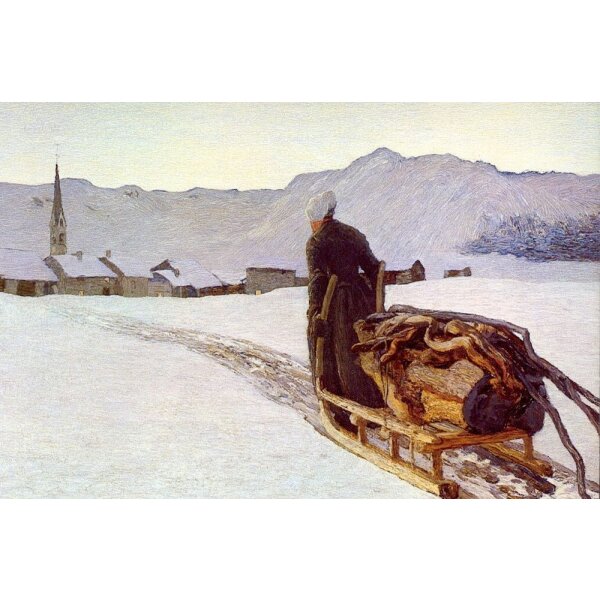 Giovanni Segantini. Rückkehr vom Wald, 1890