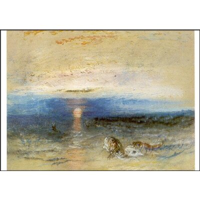 Joseph Mallord William Turner. Sonnenuntergang am Meer, 1840