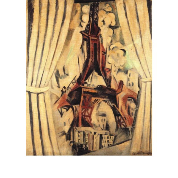 Robert Delaunay. Durchblick auf den Eifelturm, 1910
