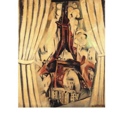 Robert Delaunay. Durchblick auf den Eifelturm, 1910