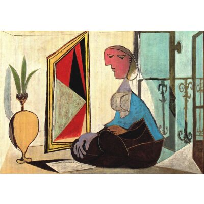 Pablo Picasso. Frau vor dem Spiegel, 1937