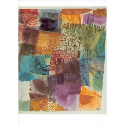 Paul Klee. Erinnerung an einen Garten, 1915