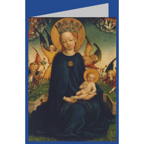 Stephan Lochner. Maria mit dem Jesuskind vor der Rasenbank