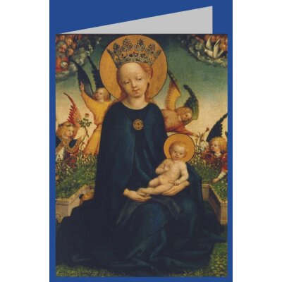 Stephan Lochner. Maria mit dem Jesuskind vor der Rasenbank