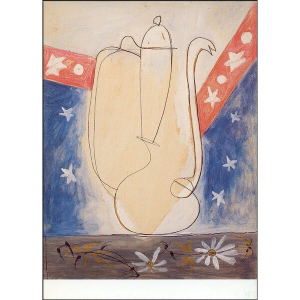 Pablo Picasso. Wasserkanne mit Sternenhintergrund, 1946