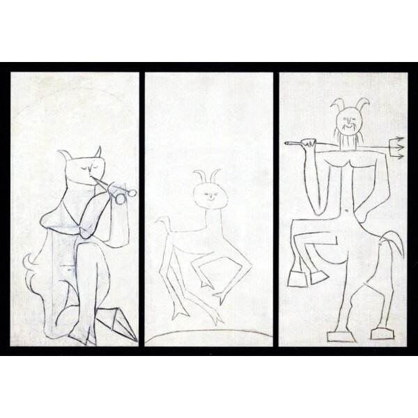Pablo Picasso. Triptychon. Satyre, Faun, Zentaur..., 1946
