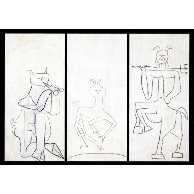 Pablo Picasso. Triptychon. Satyre, Faun, Zentaur..., 1946