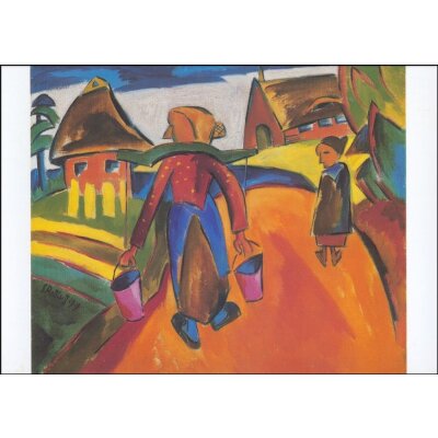 Karl Schmidt-Rottluff. Wasserträgerin, 1919