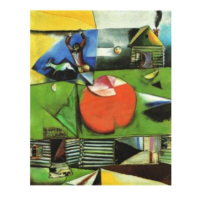 Marc Chagall. Das russische Dorf vom Mond, 1911