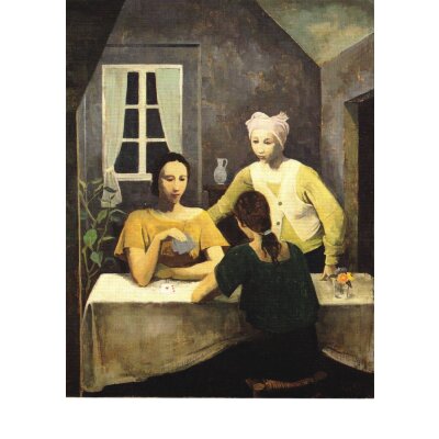 Karl Hofer. Kartenspielende Mädchen, 1939