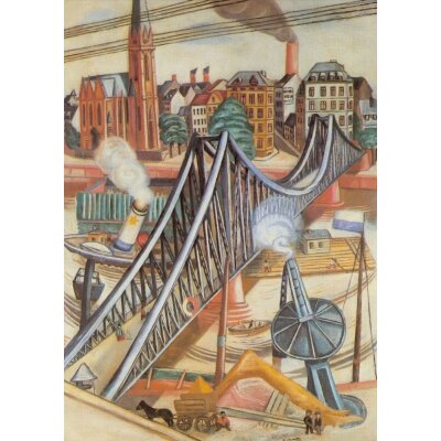 Max Beckmann. Der Eiserne Steg, 1922r