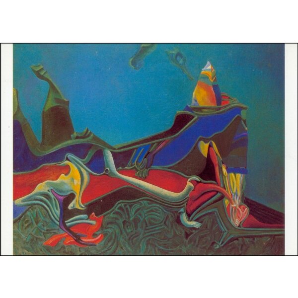 Max Ernst. Landschaft mit Keimendem Korn, 1936