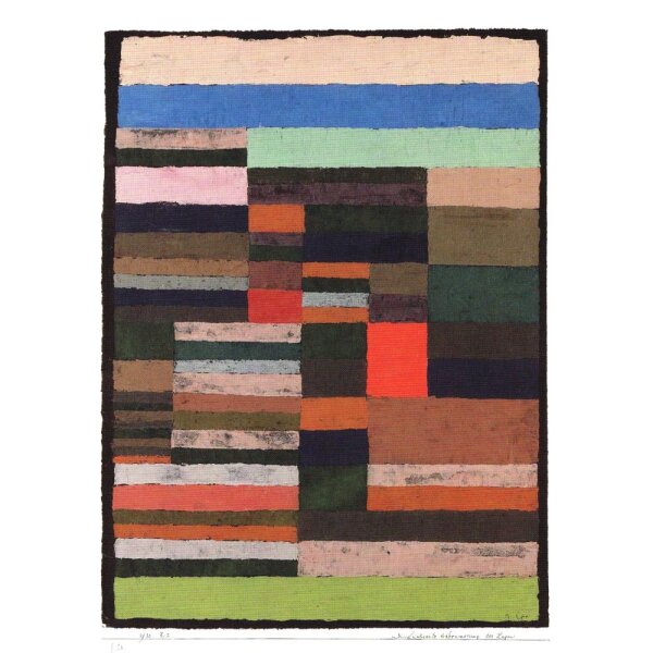 Paul Klee. Individualisierte Höhenmessung der Lage, 1930