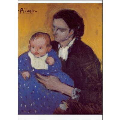 Pablo Picasso. Mutter und Kind, 1901