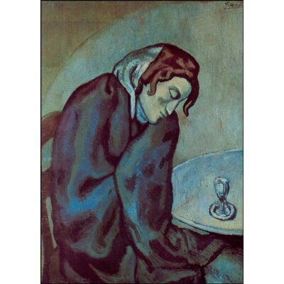Pablo Picasso. Eingeschlafende Trinkerin, 1902