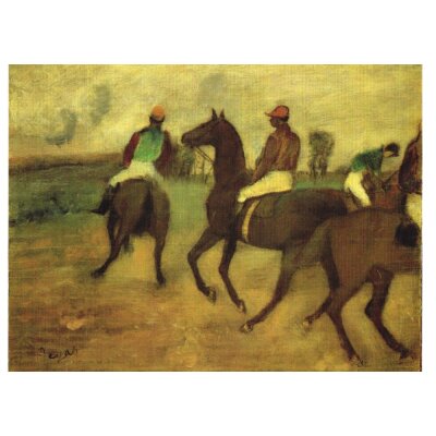 Edgar Degas. Reiter, 1888