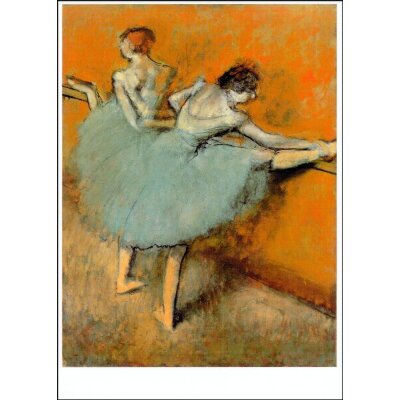 Edgar Degas. Tänzerinnen an der Barre, 1885