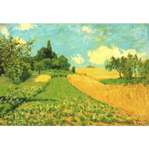 Alfred Sisley. Kornfeld bei Argenteuil, 1873
