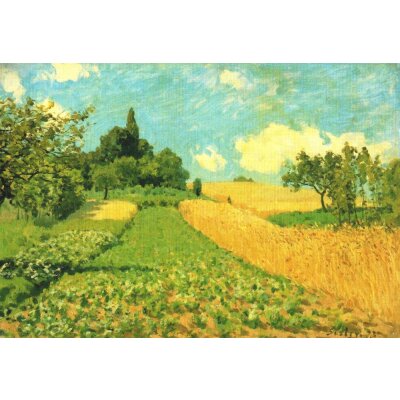 Alfred Sisley. Kornfeld bei Argenteuil, 1873