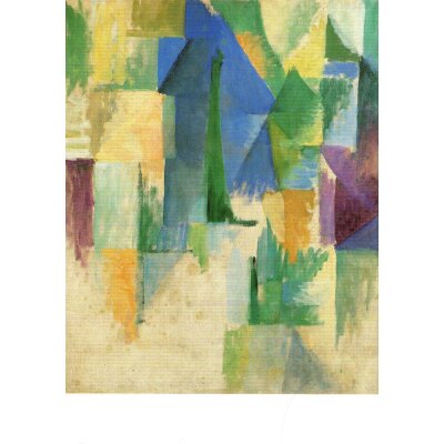 Robert Delaunay. Fensterbild, 1912
