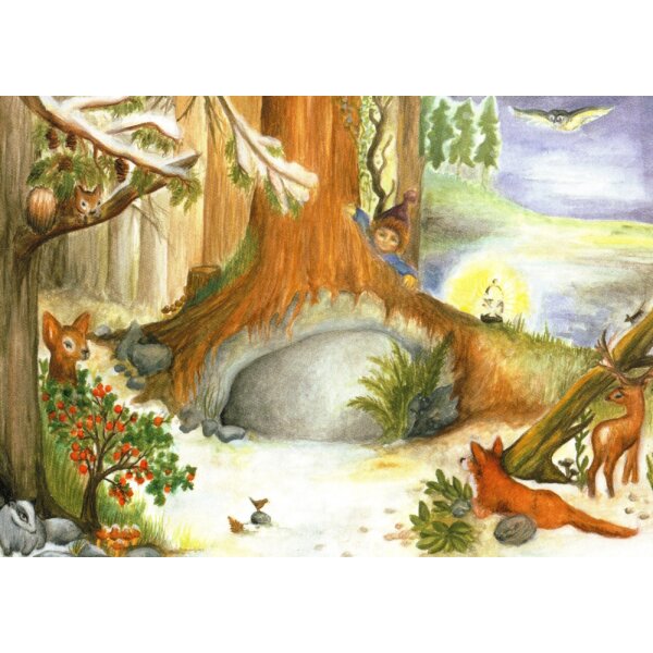 Effi Spalinger. Im Wald bei den Tieren