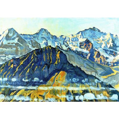 Ferdinand Hodler. Eiger, Mönch und Jungfrau in der Morgensonne, 1908