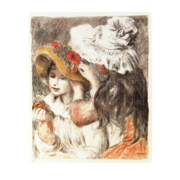 Piere-Auguste Renoir. Der aufgesteckte Hut