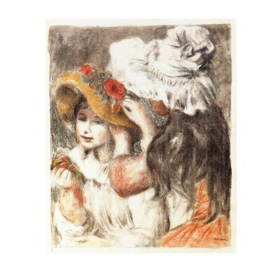 Piere-Auguste Renoir. Der aufgesteckte Hut