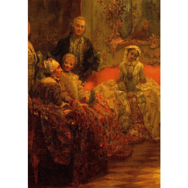 Adolph von Menzel. Flötenkonzert Friedrichs des Grossen ...