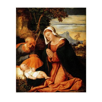 Palma Vecchio. Die Heilige Familie