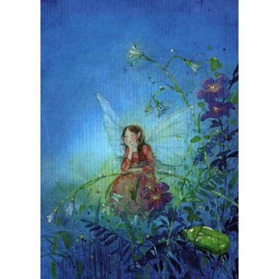 Daniela Drescher. "kleine Elfe" Druck ca. 42 x...