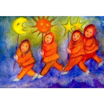 Jula Scholzen-Gnad. Sonne, Mond und Sterne
