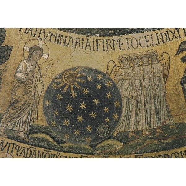 Erschaffung der Gestirne, Mosaik