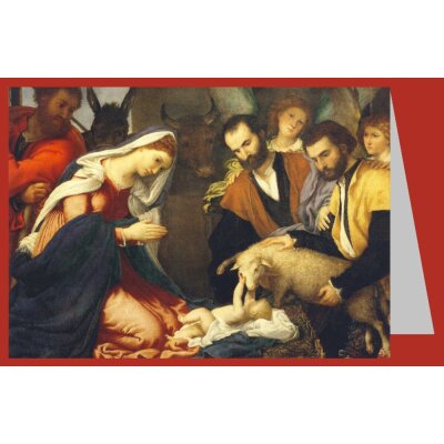 Lorenzo Lotto. Die Anbetung der Hirten