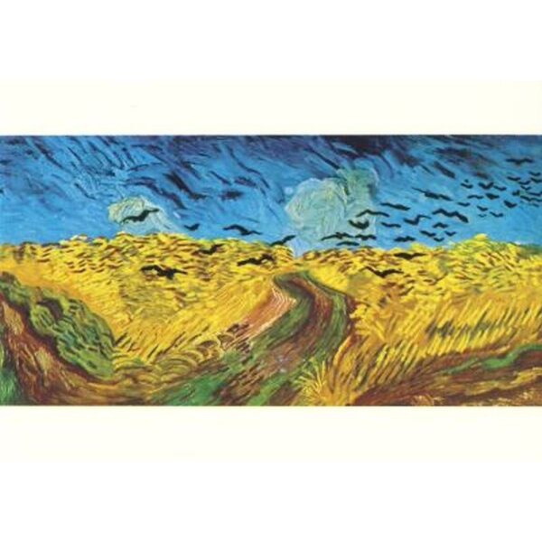 Vincent van Gogh. Kornfeld mit schwarzen Vögeln, 1890