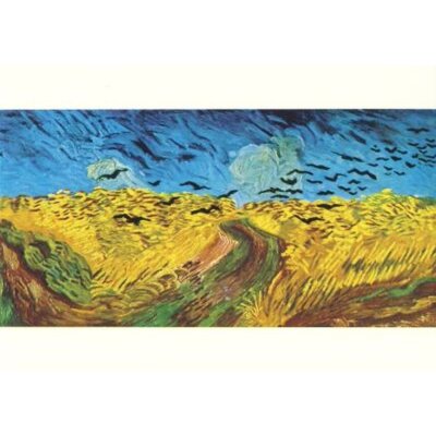 Vincent van Gogh. Kornfeld mit schwarzen Vögeln, 1890