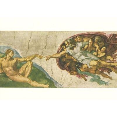 Michelangelo. Erschaffung des Adam