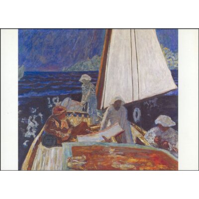 Pierre Bonnard. Signac und seine Freunde im Segelboot, 1924/25