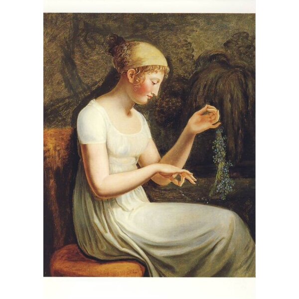 Tischbein. Mädchen mit Blumen, um 1825