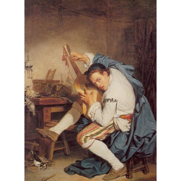 Jean Baptiste Greuze, Der Vogelfänger