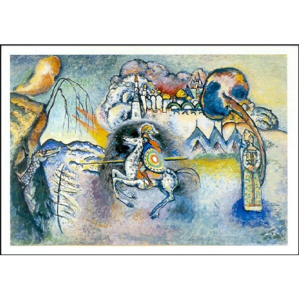 Wassily Kandinsky. Heiliger Georg IV, 1917