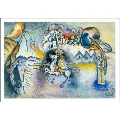 Wassily Kandinsky. Heiliger Georg IV, 1917