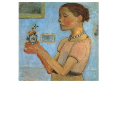 Paula Modersohn-Becker. Junges Mädchen mit gelben...
